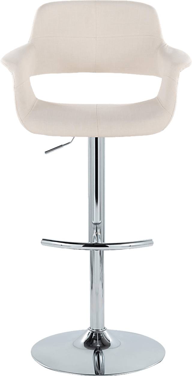 Greinwich II Cream Adjustable Barstool, Set of 2 - Thumbnail - Image 6