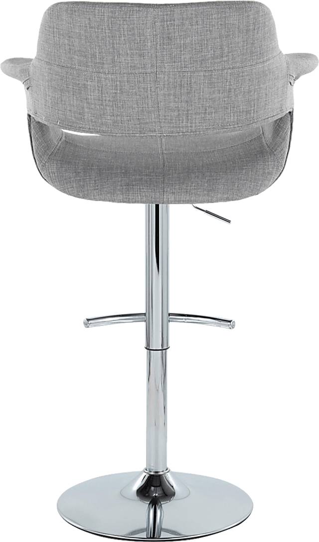 Greinwich II Gray Adjustable Barstool, Set of 2 - Thumbnail - Image 5