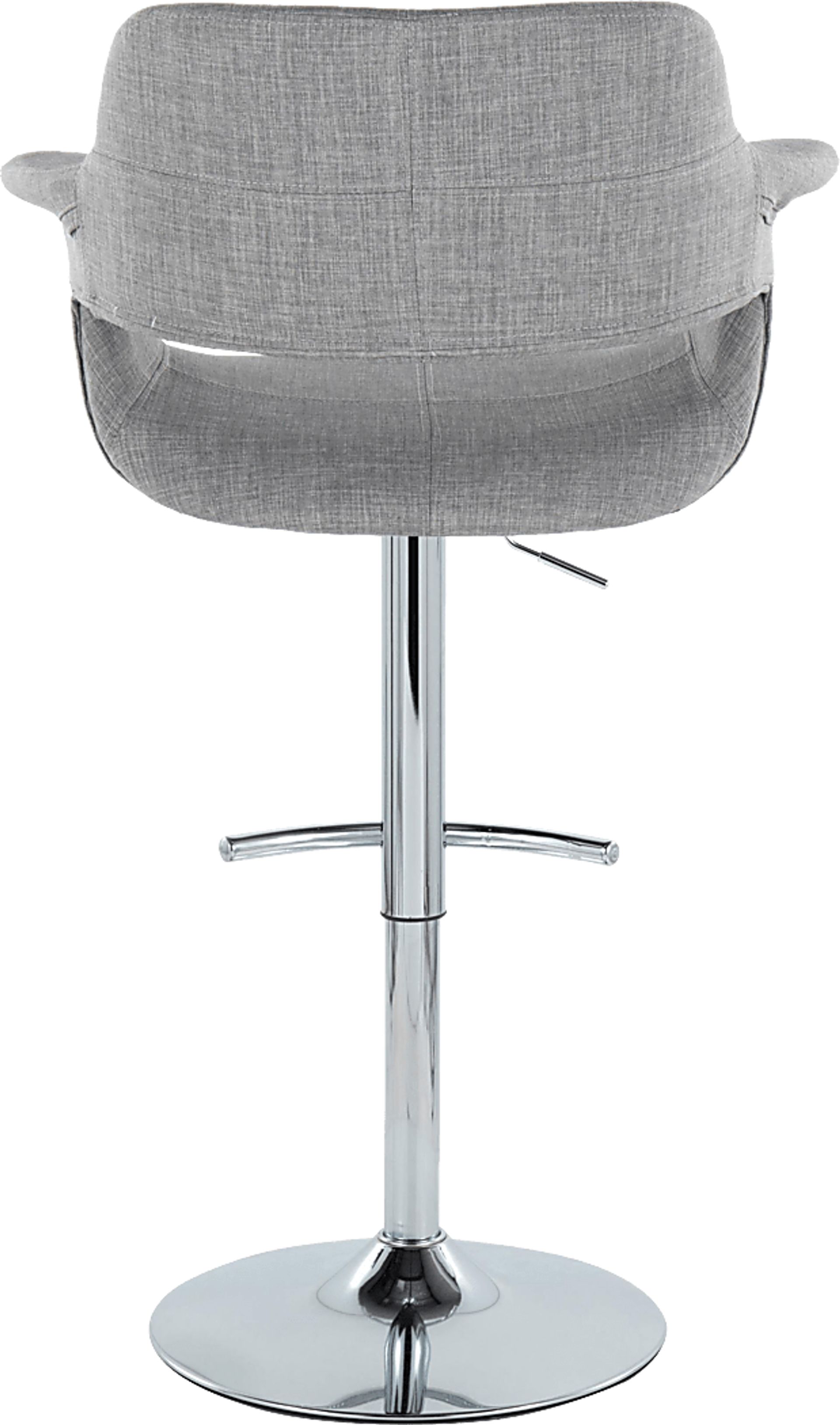 Greinwich II Gray Adjustable Barstool, Set of 2 - Image 5