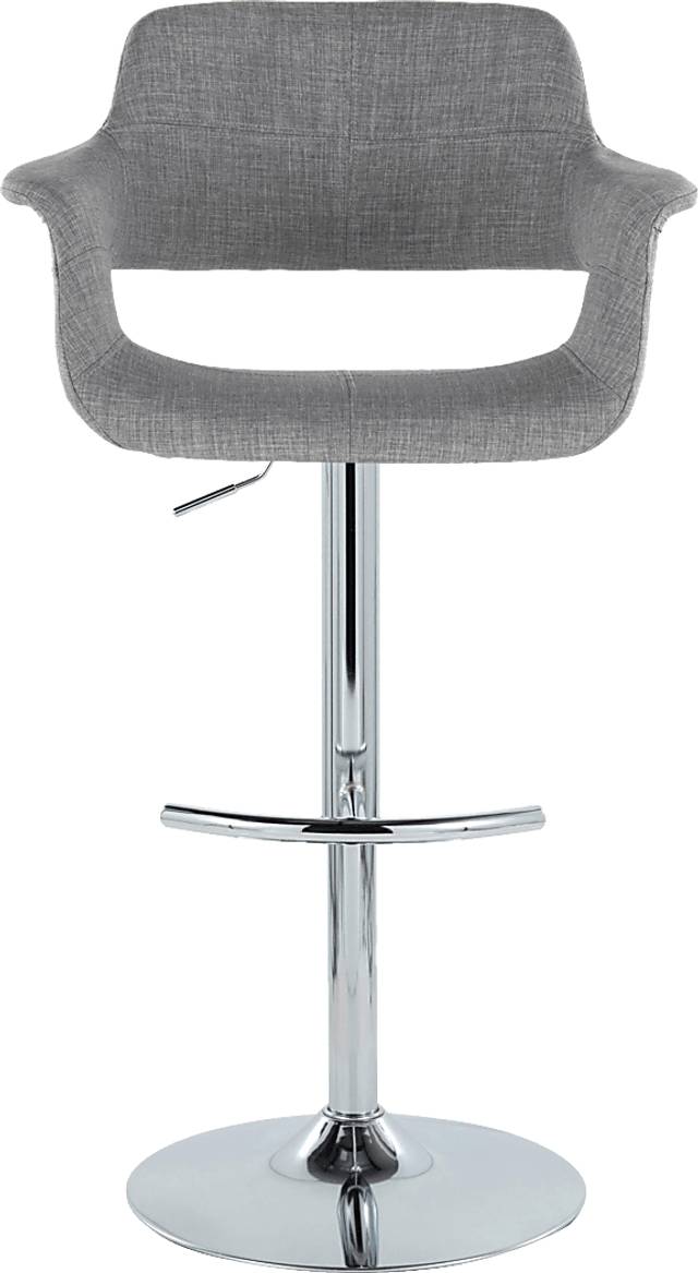 Greinwich II Gray Adjustable Barstool, Set of 2 - Thumbnail - Image 6