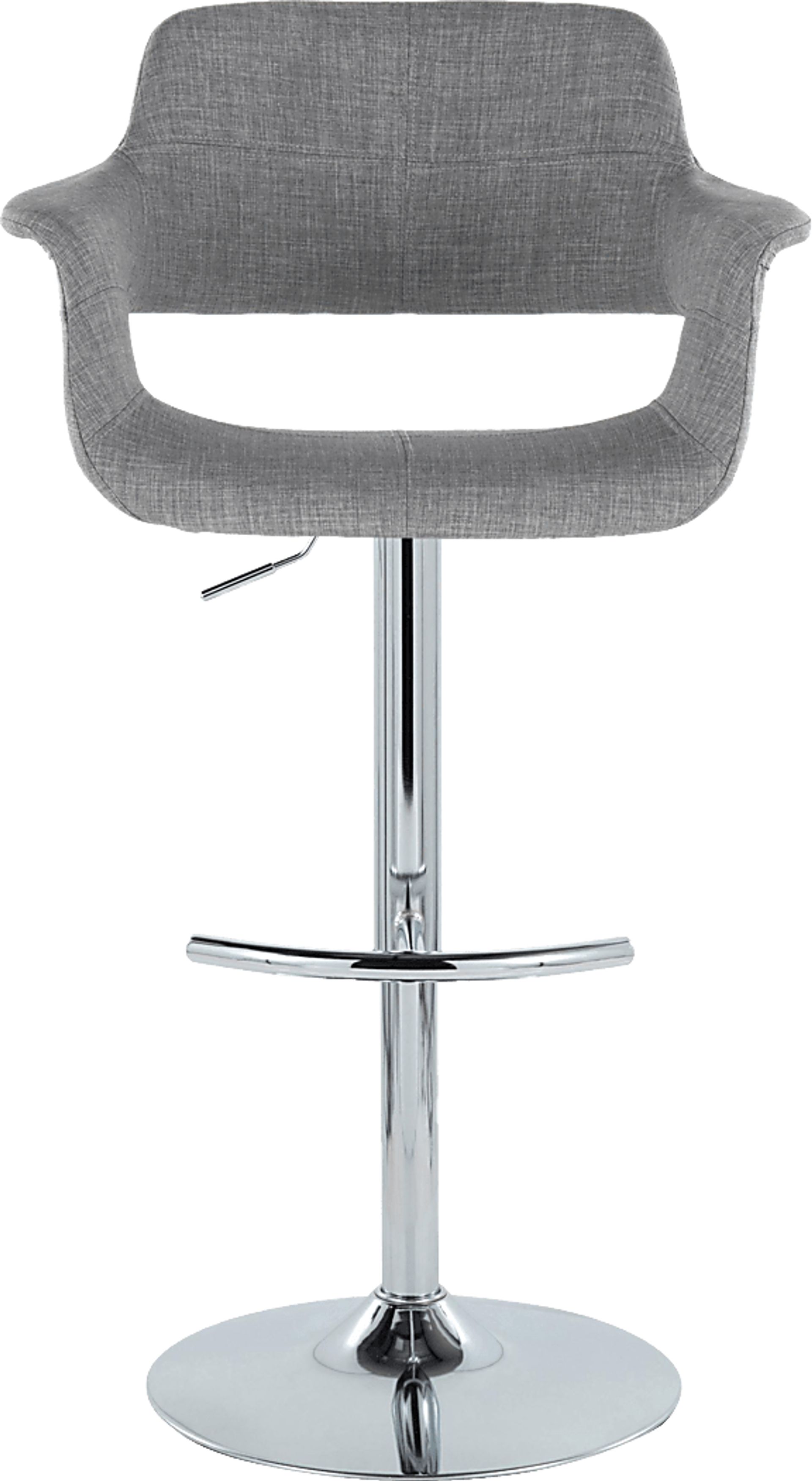 Greinwich II Gray Adjustable Barstool, Set of 2 - Image 6