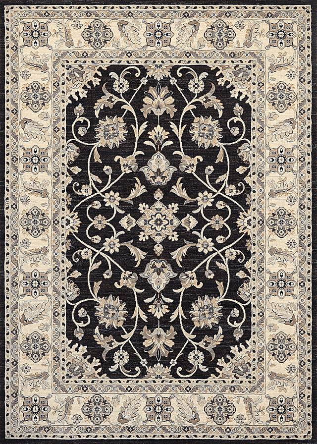 Grelck Black 5'3 x 7'6 Rug - Thumbnail - Image 1