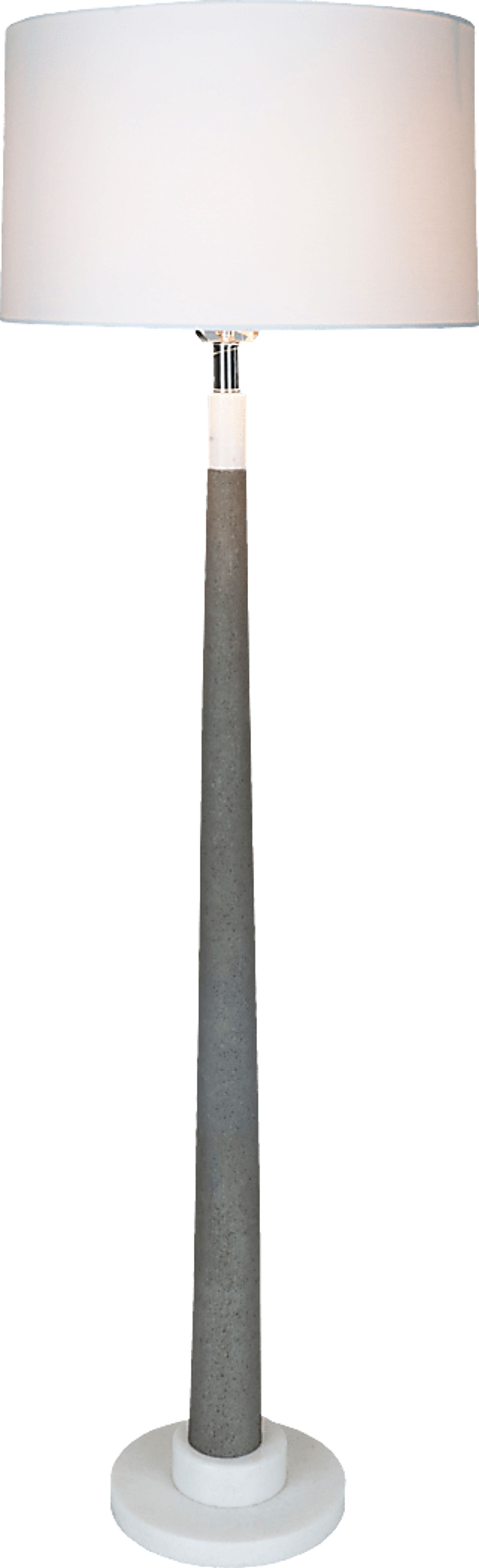 Grend Bay White Floor Lamp - Image 4