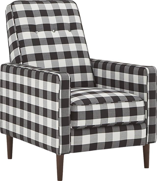 Grenger Black Accent Chair - Thumbnail - Image 1
