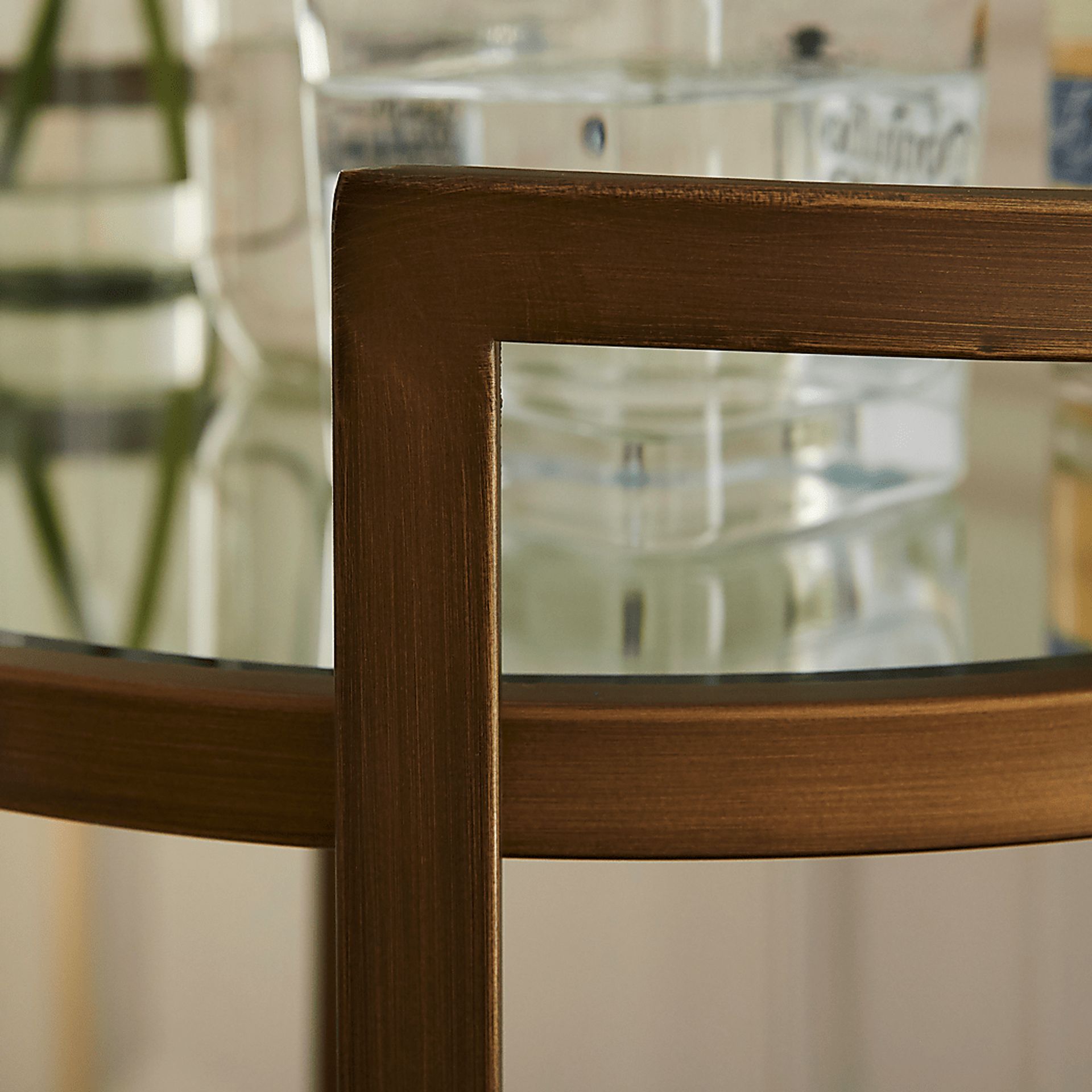 Grenoble Gold Bar Cart - Image 2