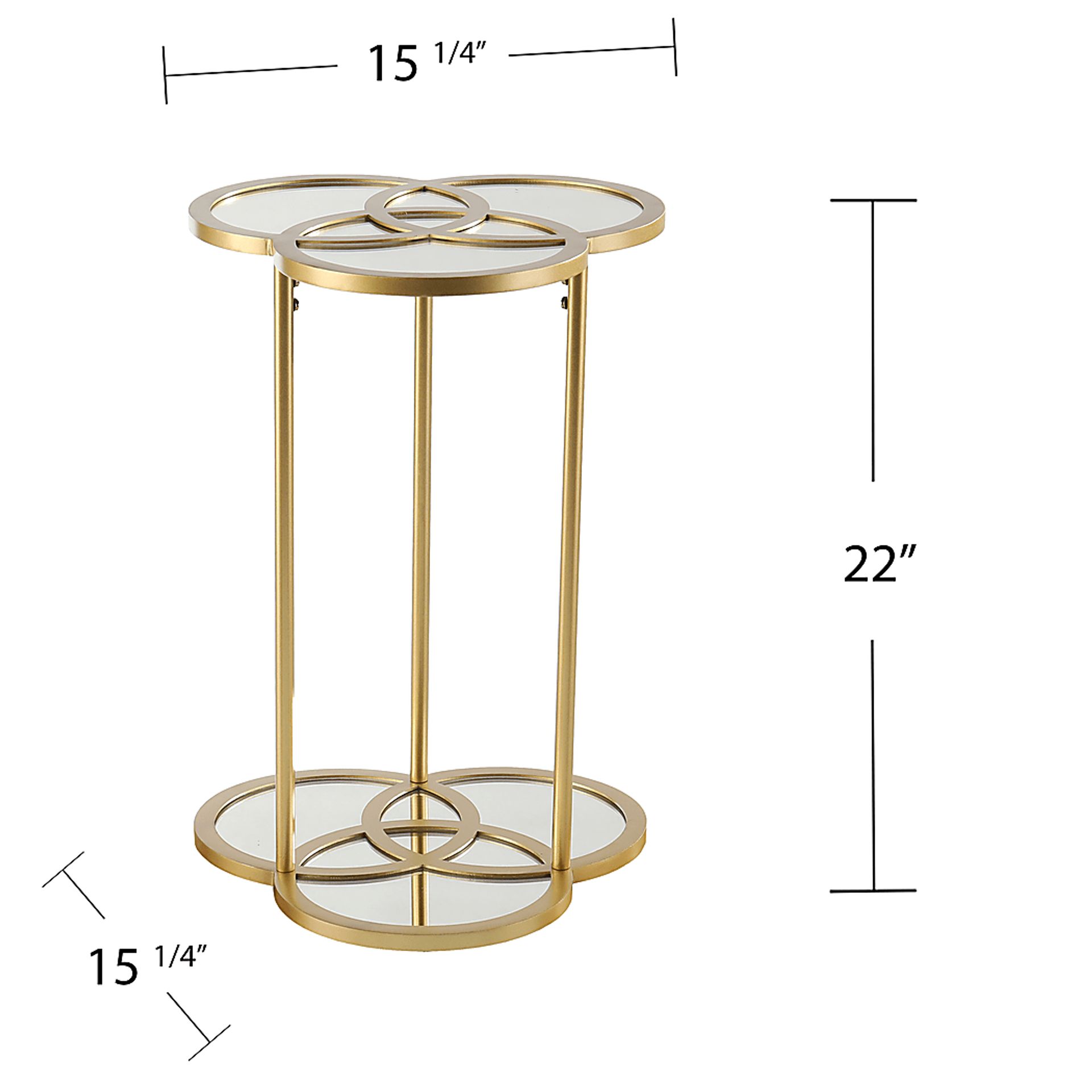 Grenwich Gold Accent Table - Image 5
