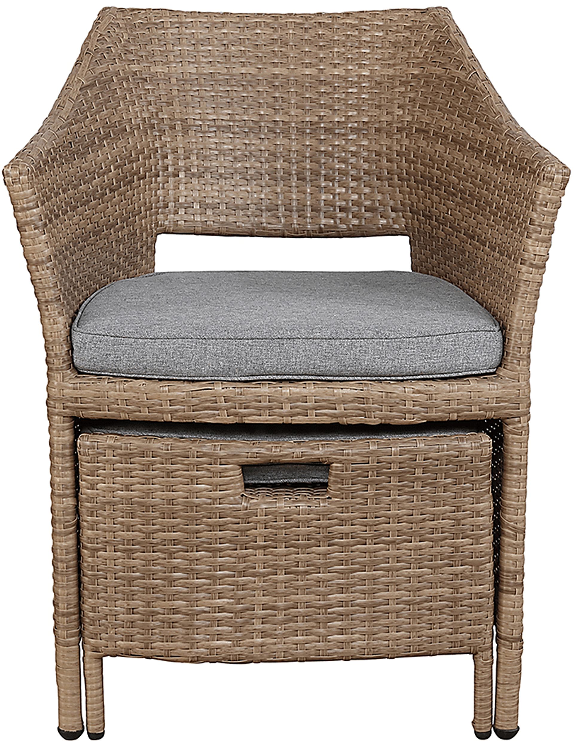 Gressom Brown 5 Pc Outdoor Seating Set - Image 5