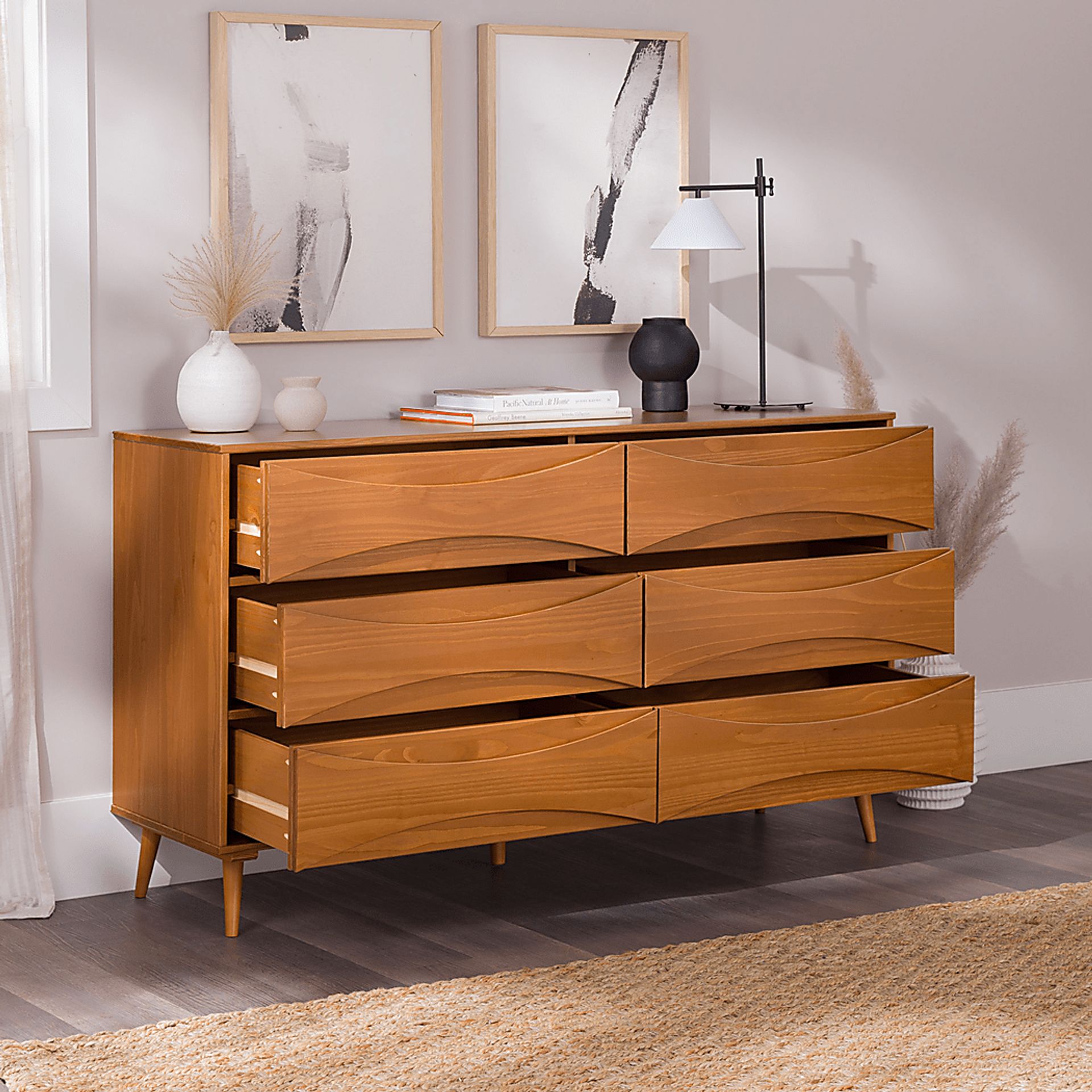 Grevilla Caramel Dresser - Image 5