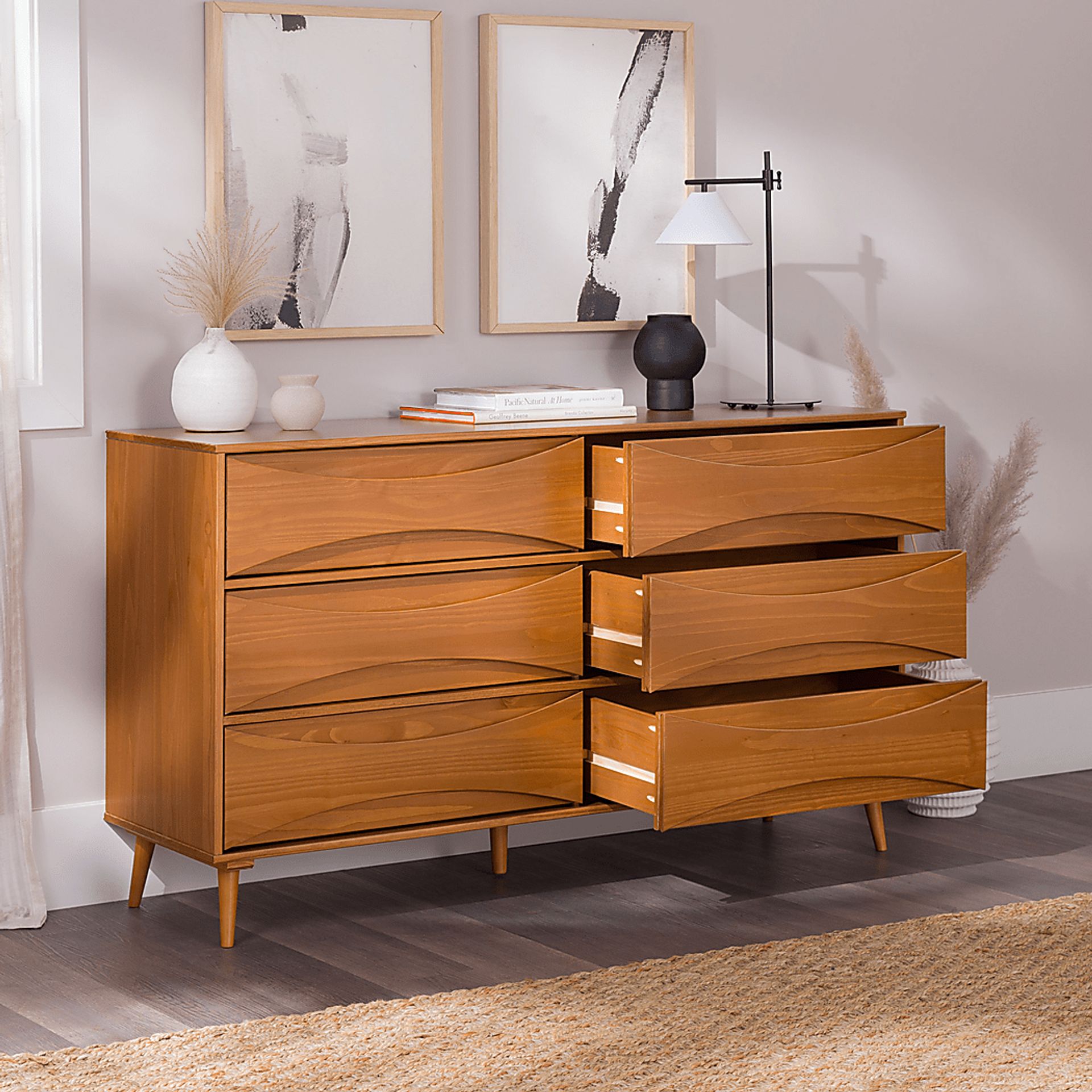 Grevilla Caramel Dresser - Image 6