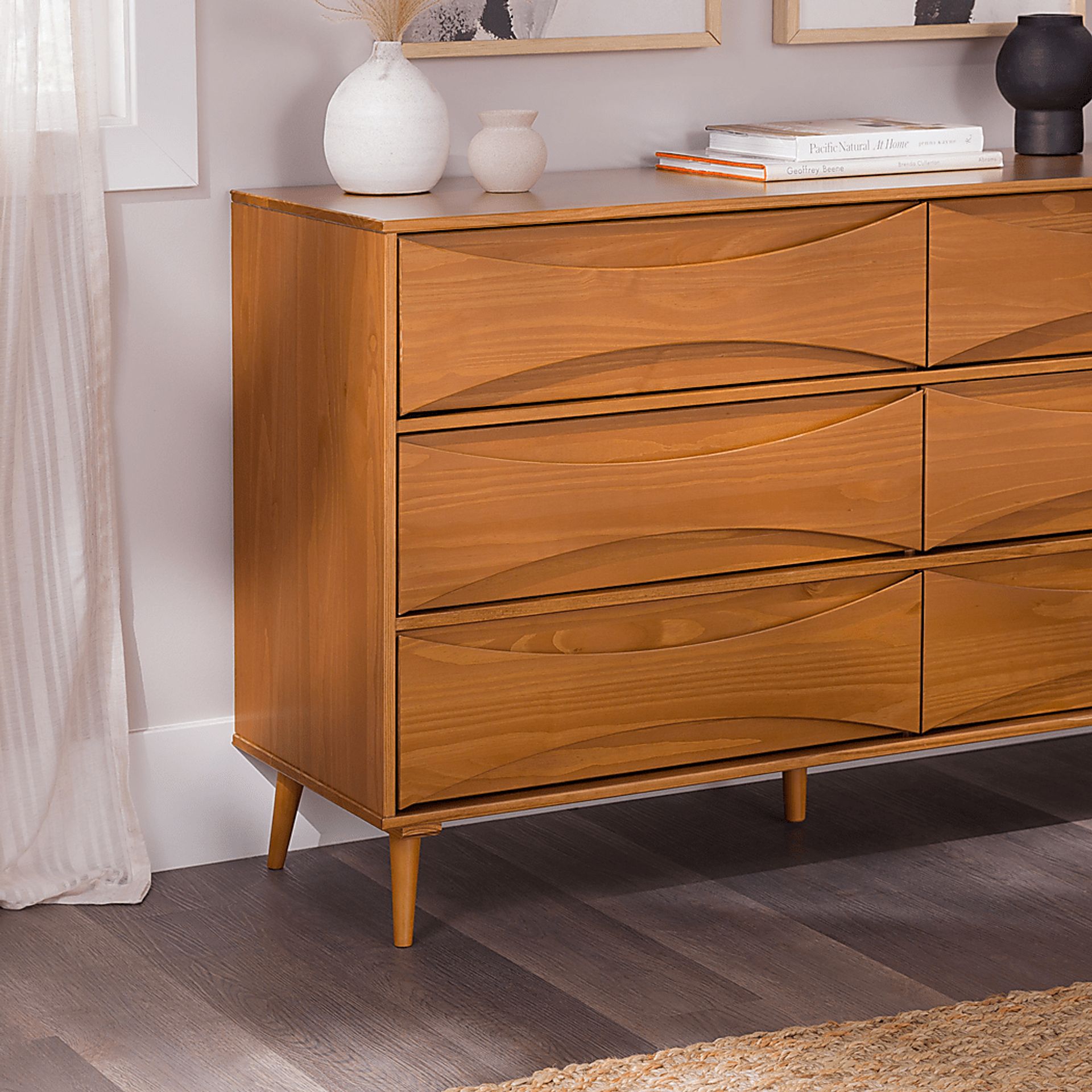 Grevilla Caramel Dresser - Image 8