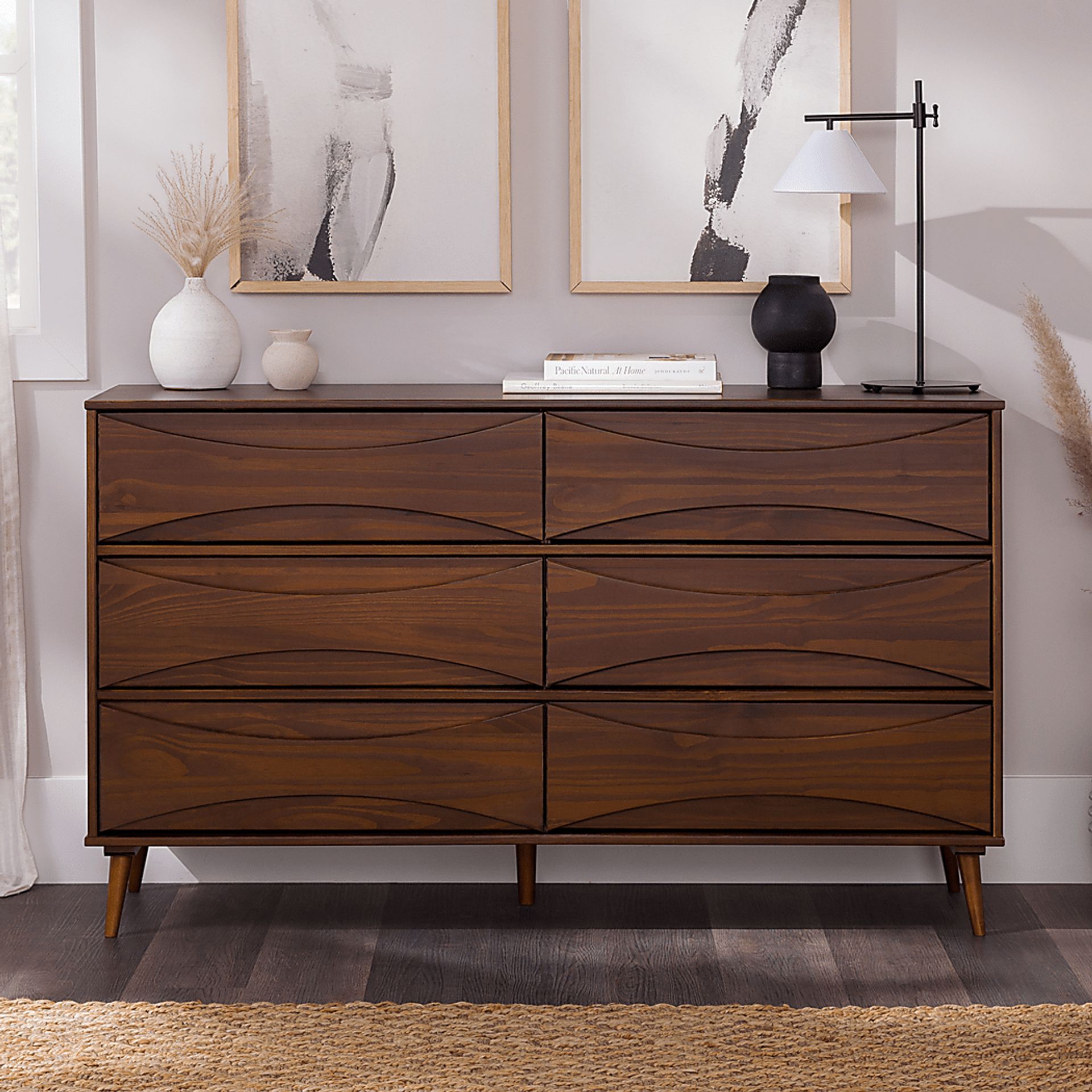 Grevilla Walnut Dresser - Image 2