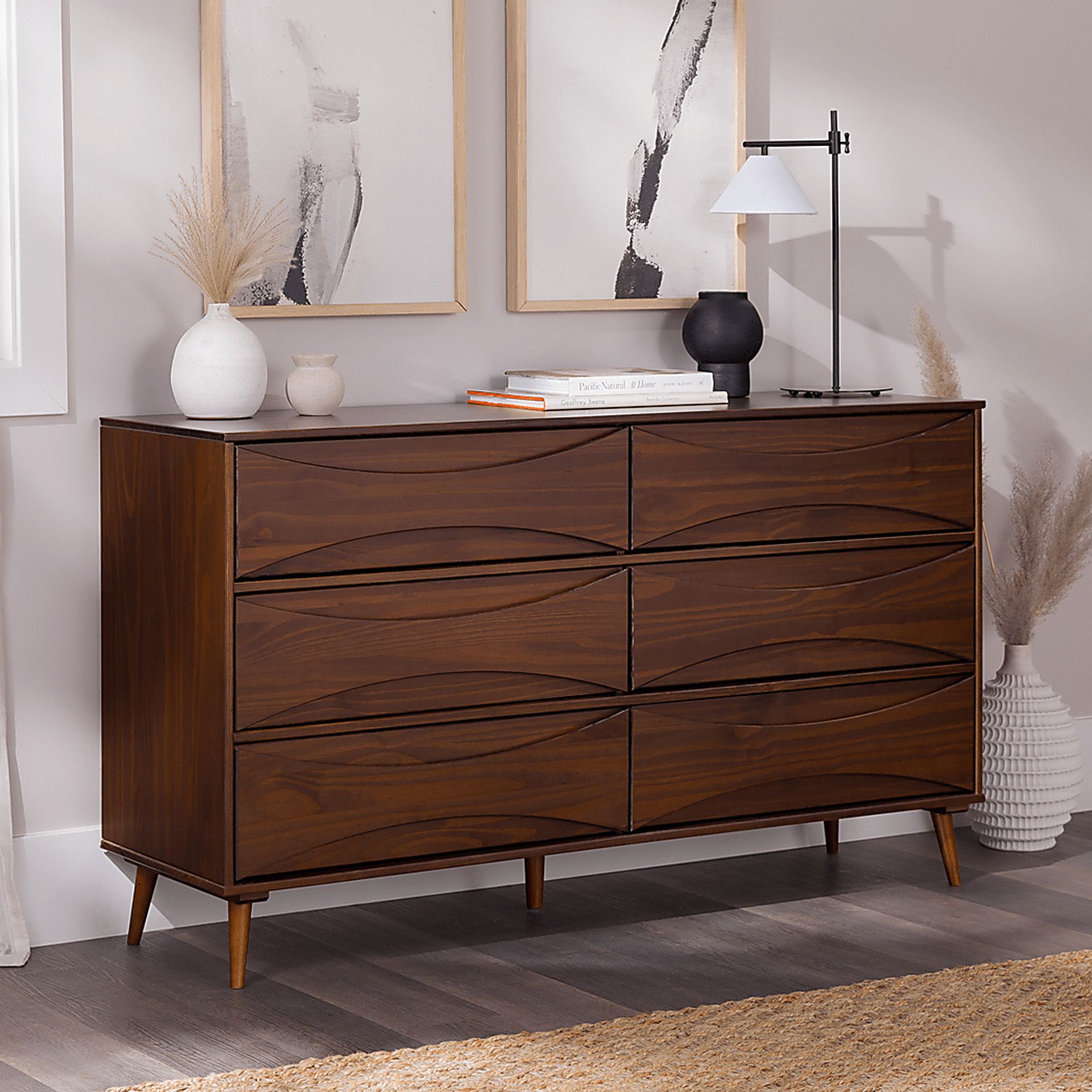 Grevilla Walnut Dresser - Image 3