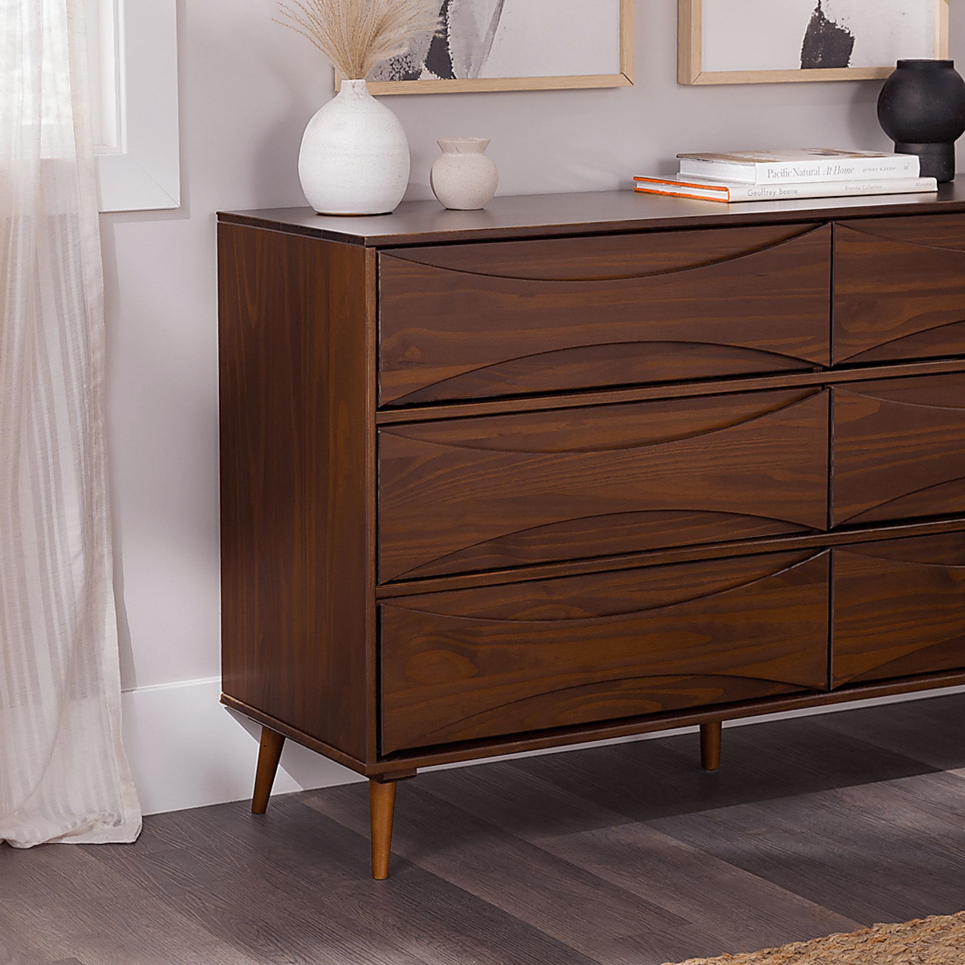 Grevilla Walnut Dresser - Image 7