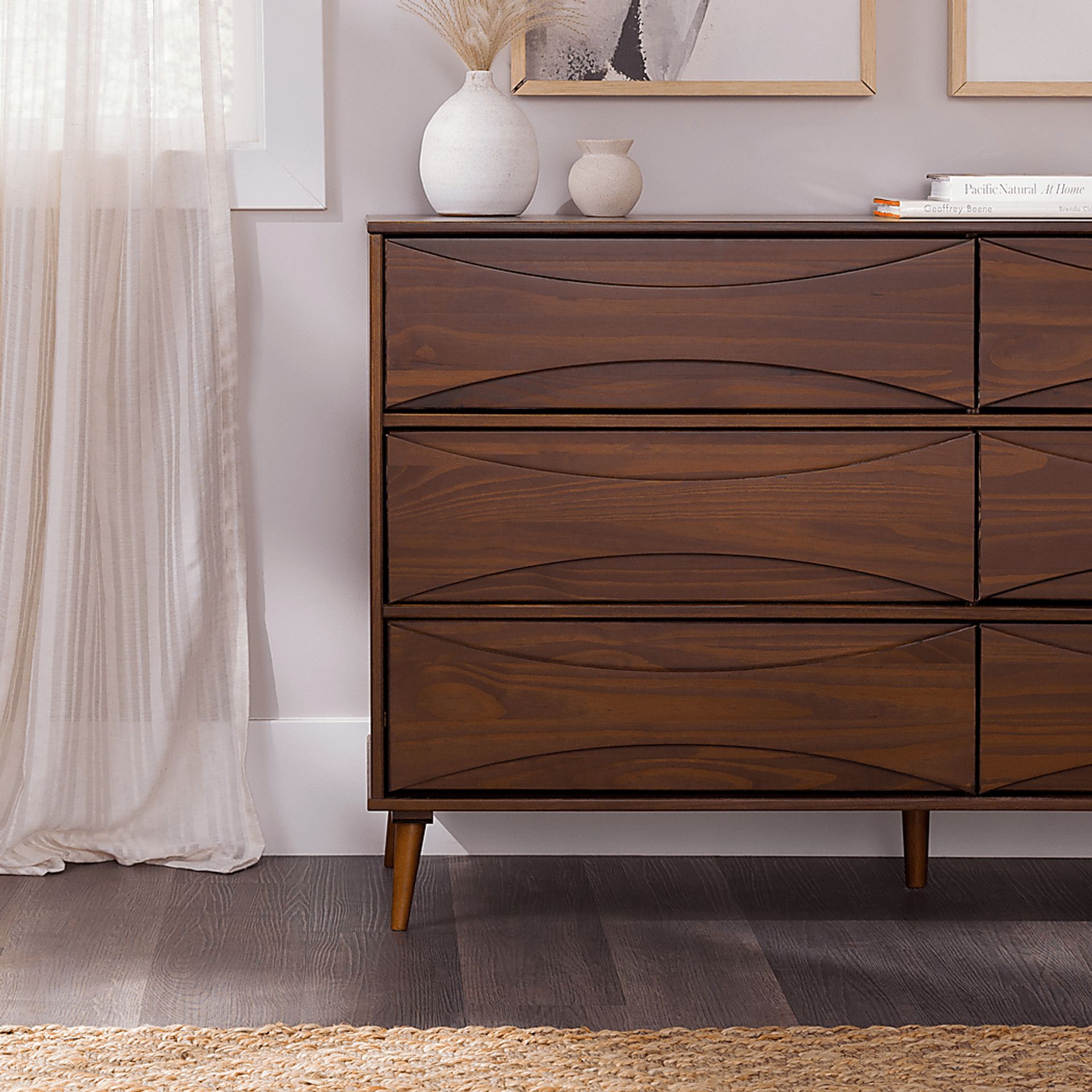 Grevilla Walnut Dresser - Image 8