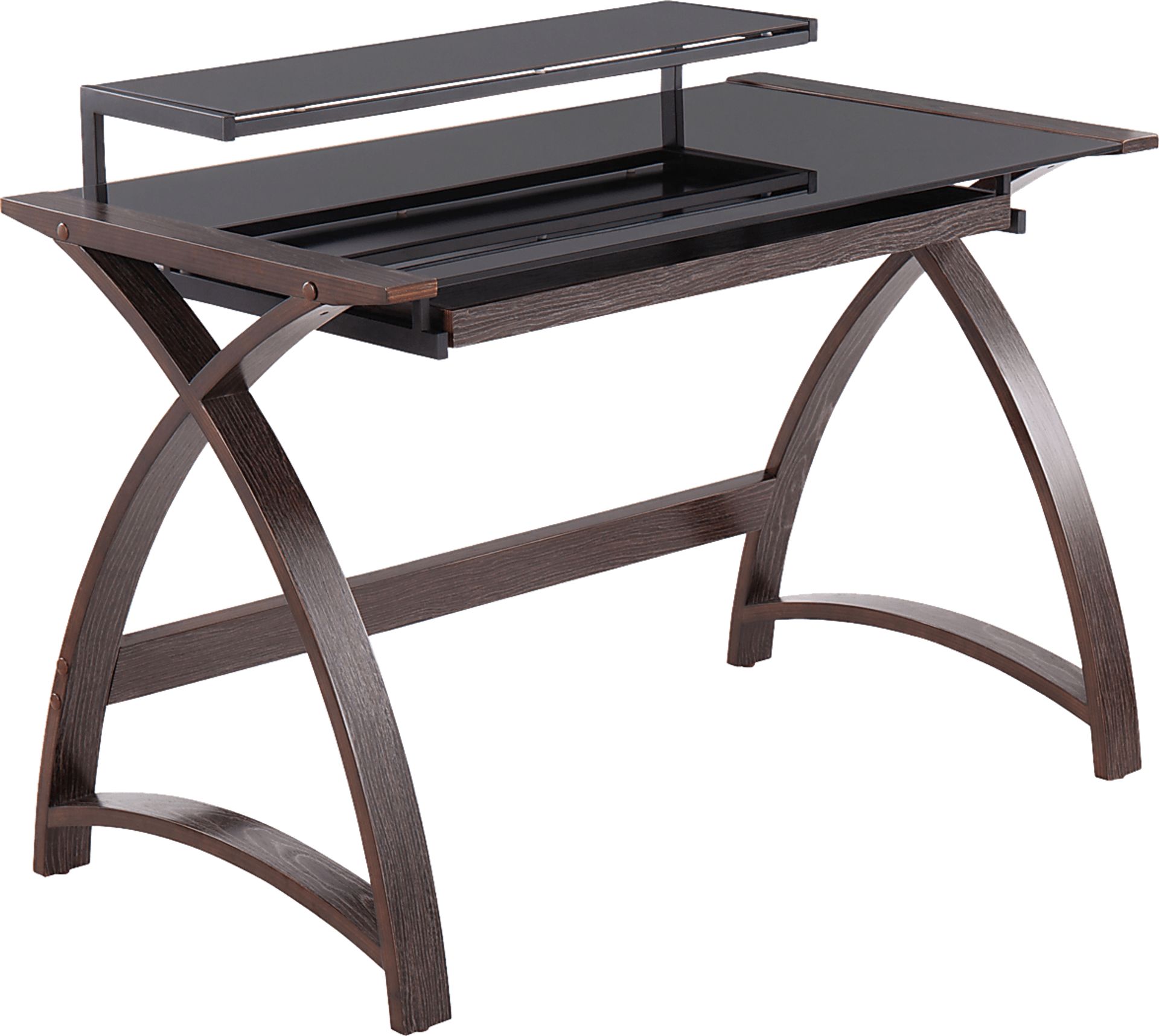 Greyhen Dark Gray Desk - Image 1