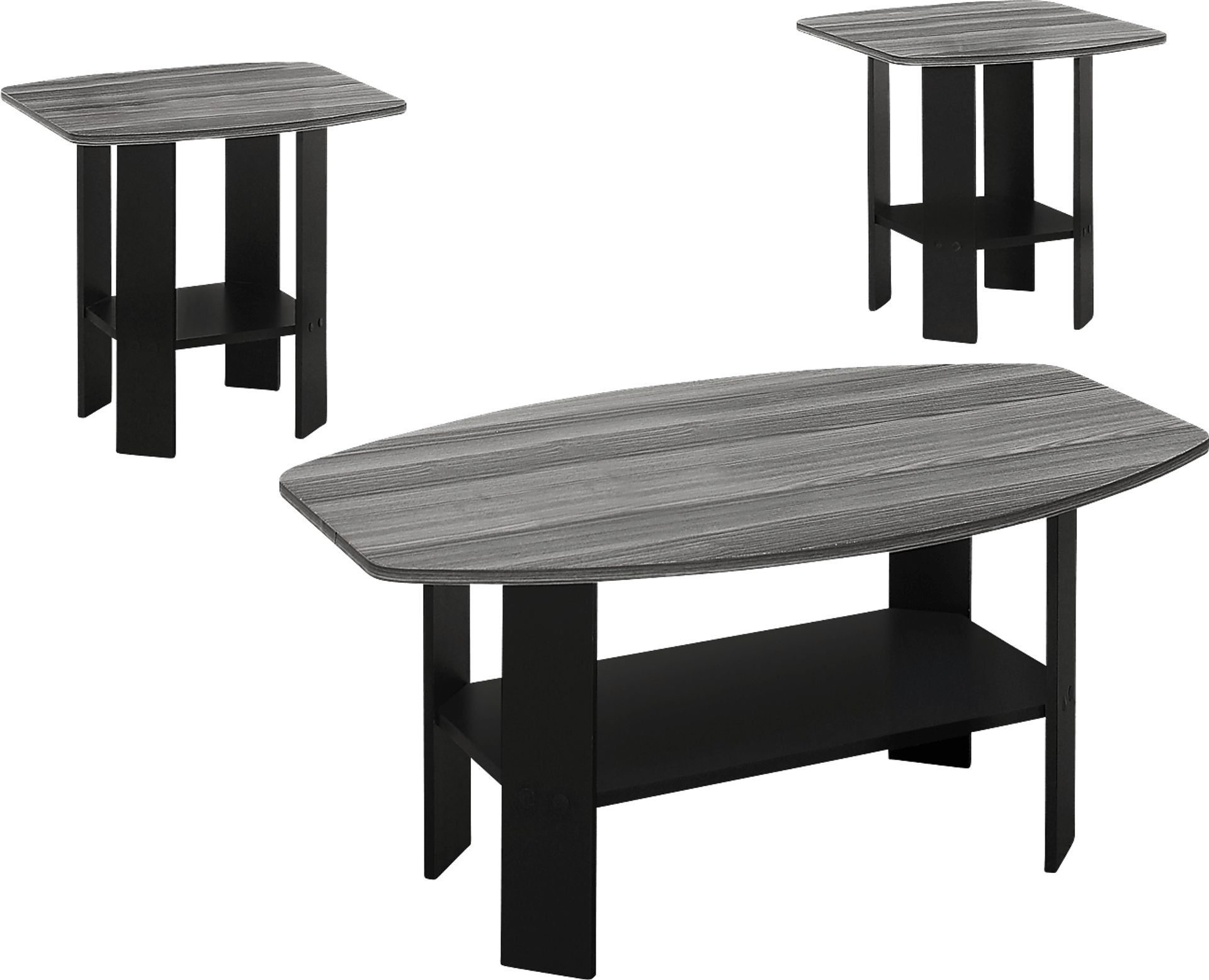 Greylyn Gray 3 Pc Table Set - Image 1