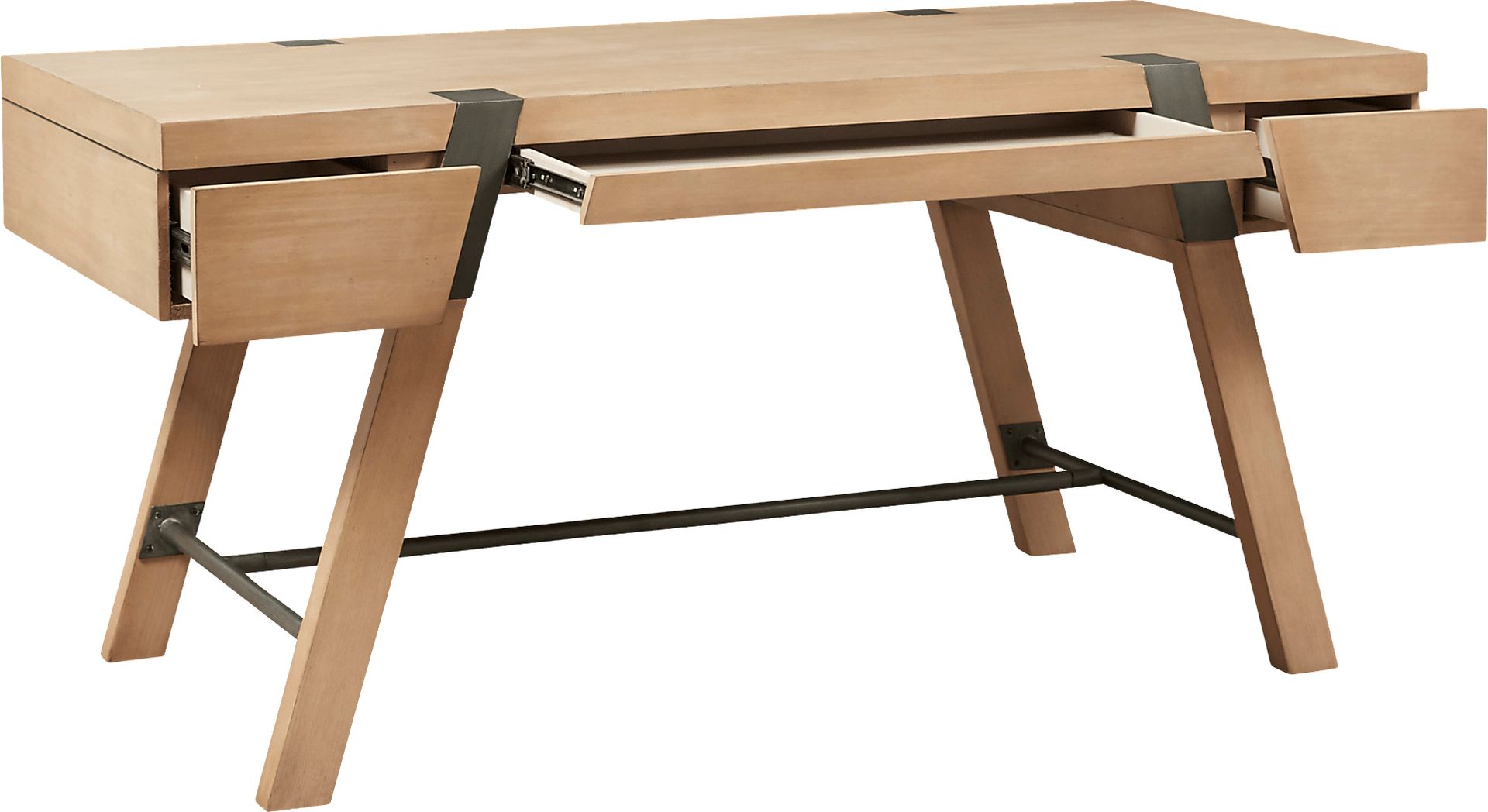 Greymere Brown Desk - Image 3