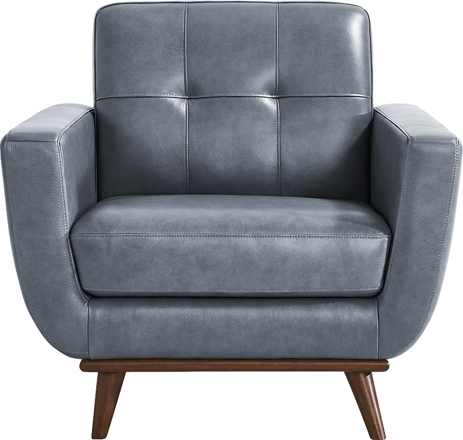 Greyson Blue Leather 2 Pc Living Room - Image 7