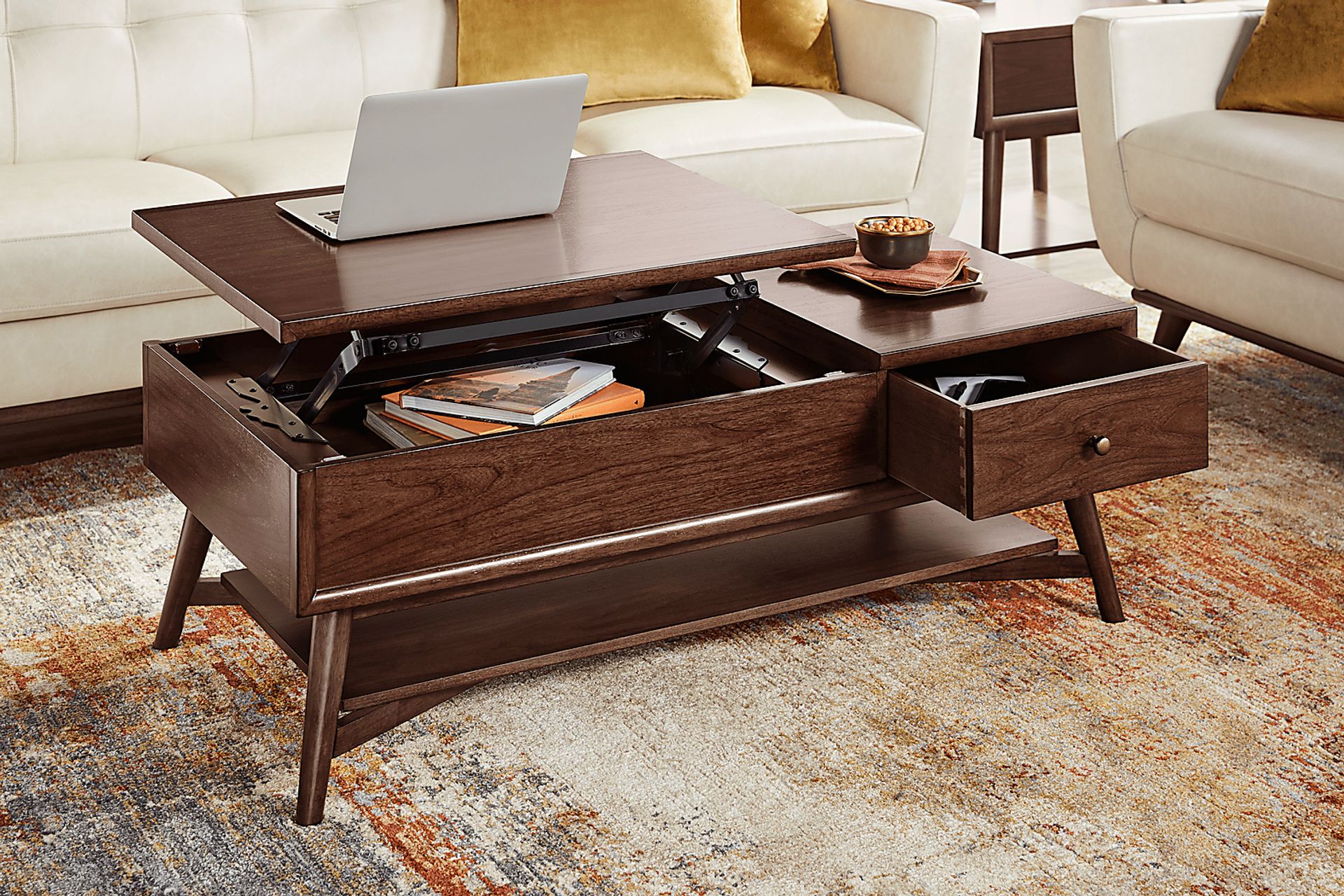 Greyson Brown Cherry 3 Pc Table Set - Image 4