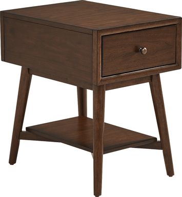 Greyson Brown Cherry Chairside Table