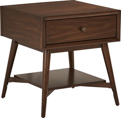 Greyson Brown Cherry End Table