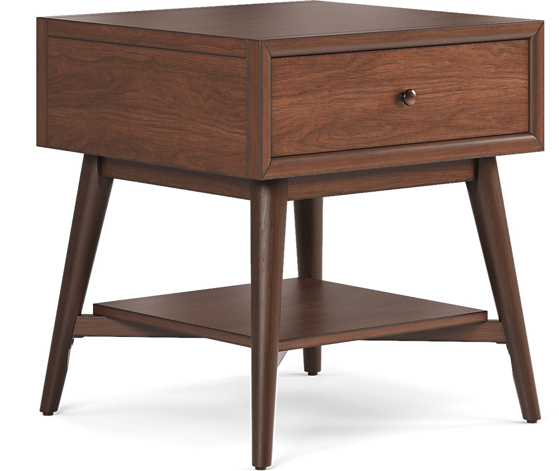 Greyson Brown Cherry Dark Wood End Table | Rooms to Go