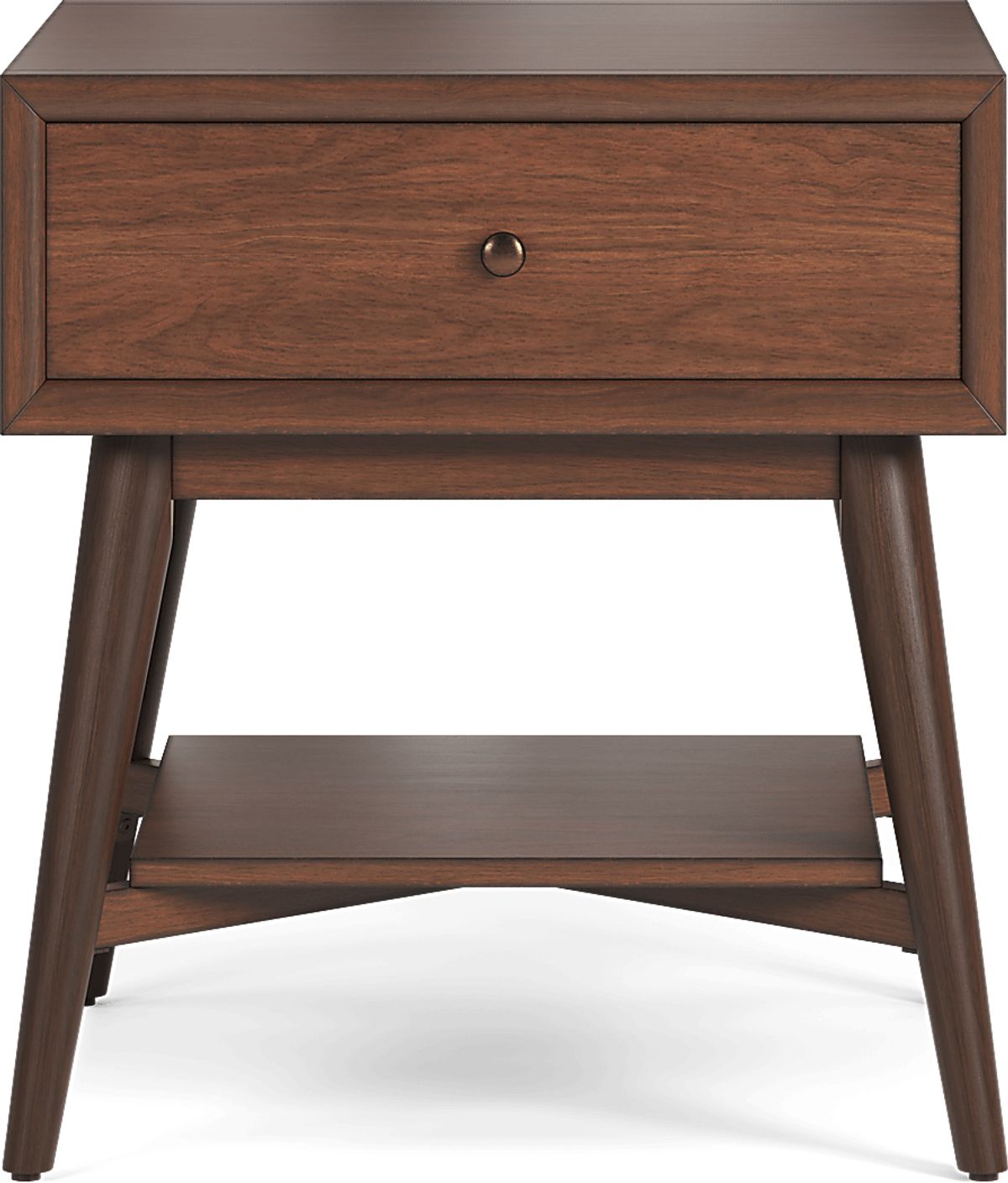 Greyson Brown Cherry Dark Wood End Table | Rooms to Go