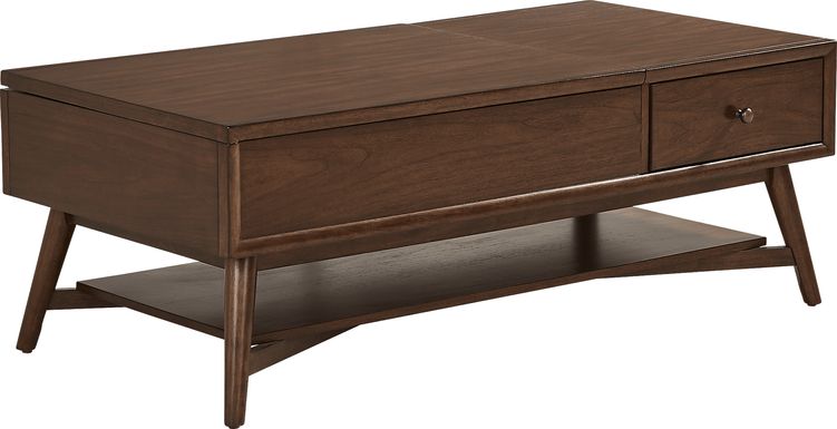 Greyson Brown Cherry Lift Top Cocktail Table