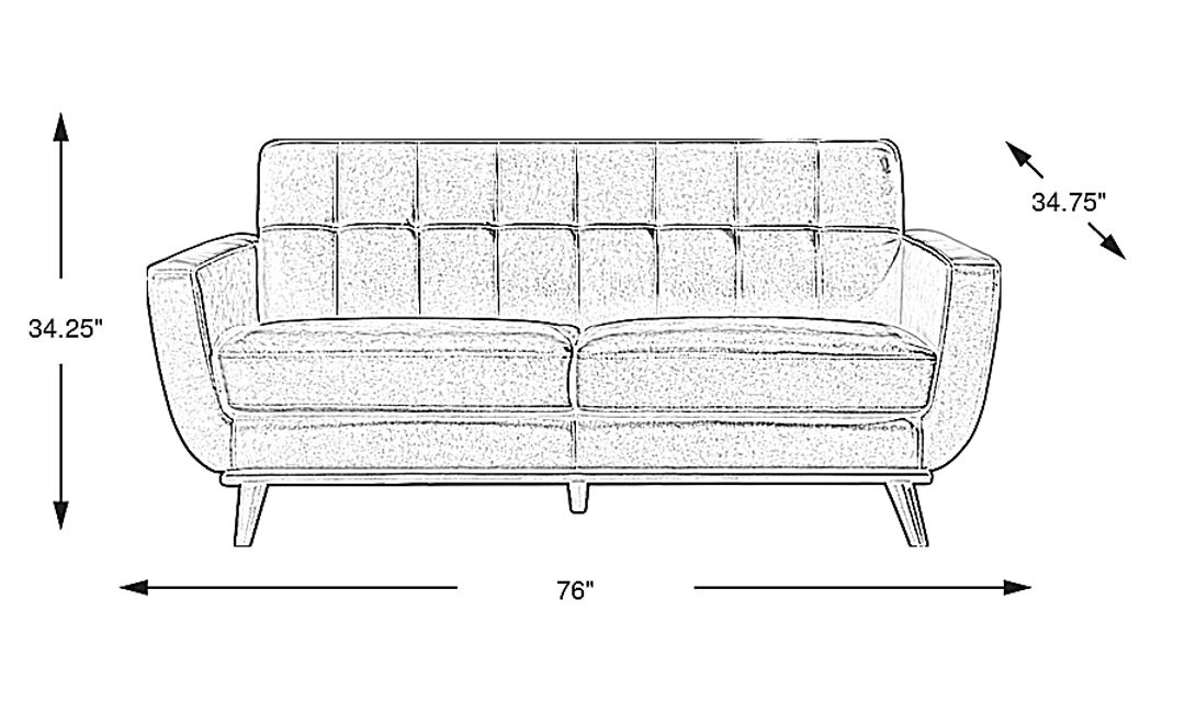 Greyson Leather Loveseat