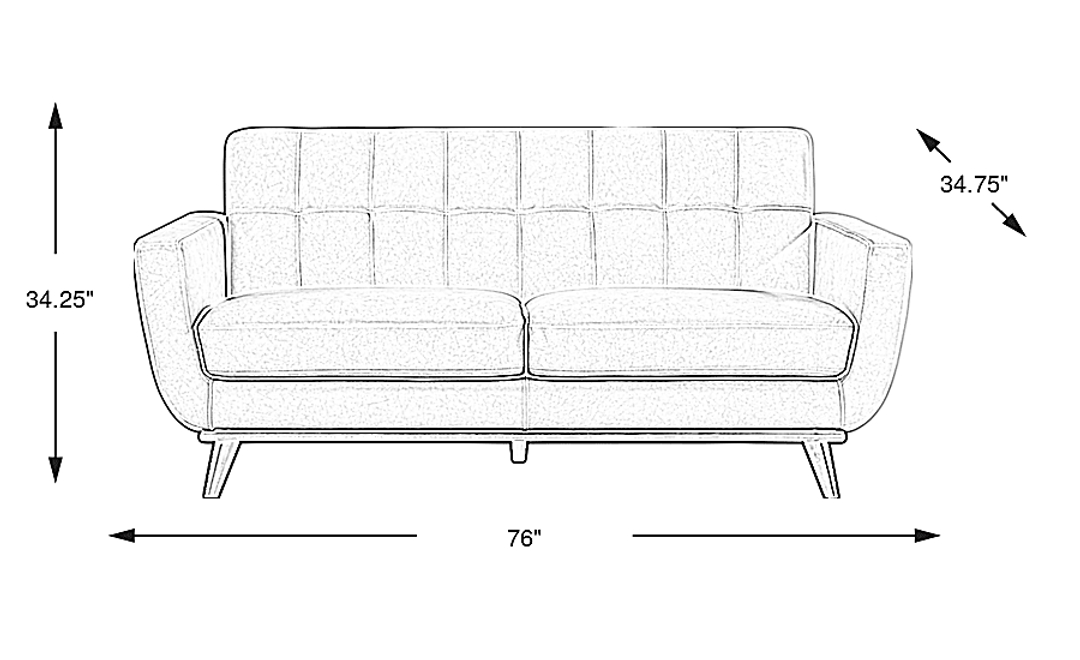 Greyson Leather Loveseat