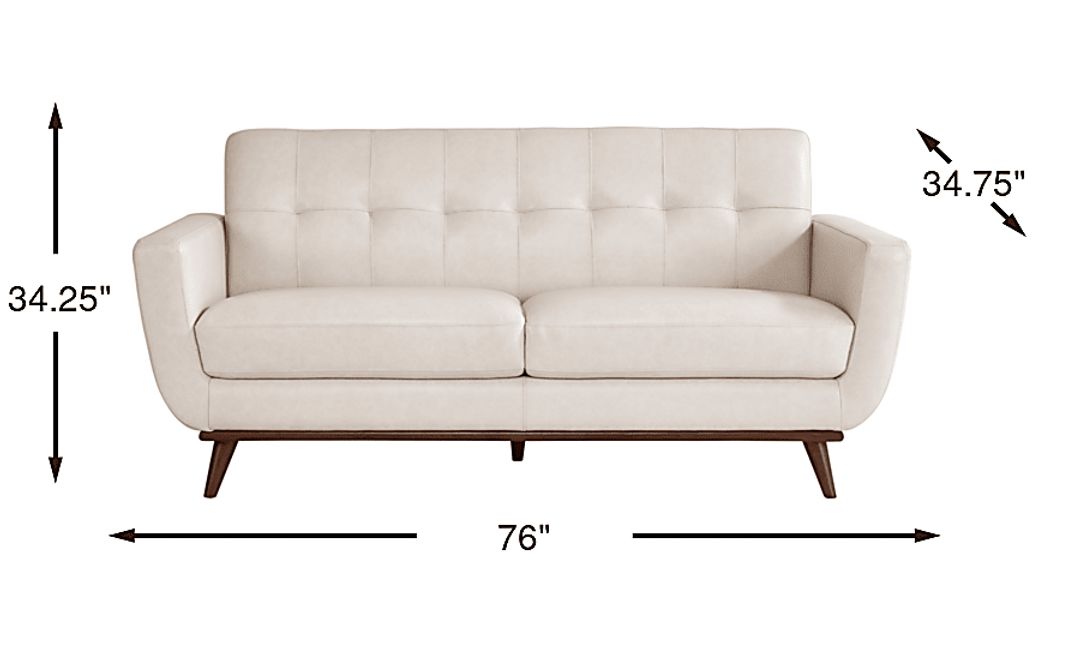 Greyson Leather Loveseat