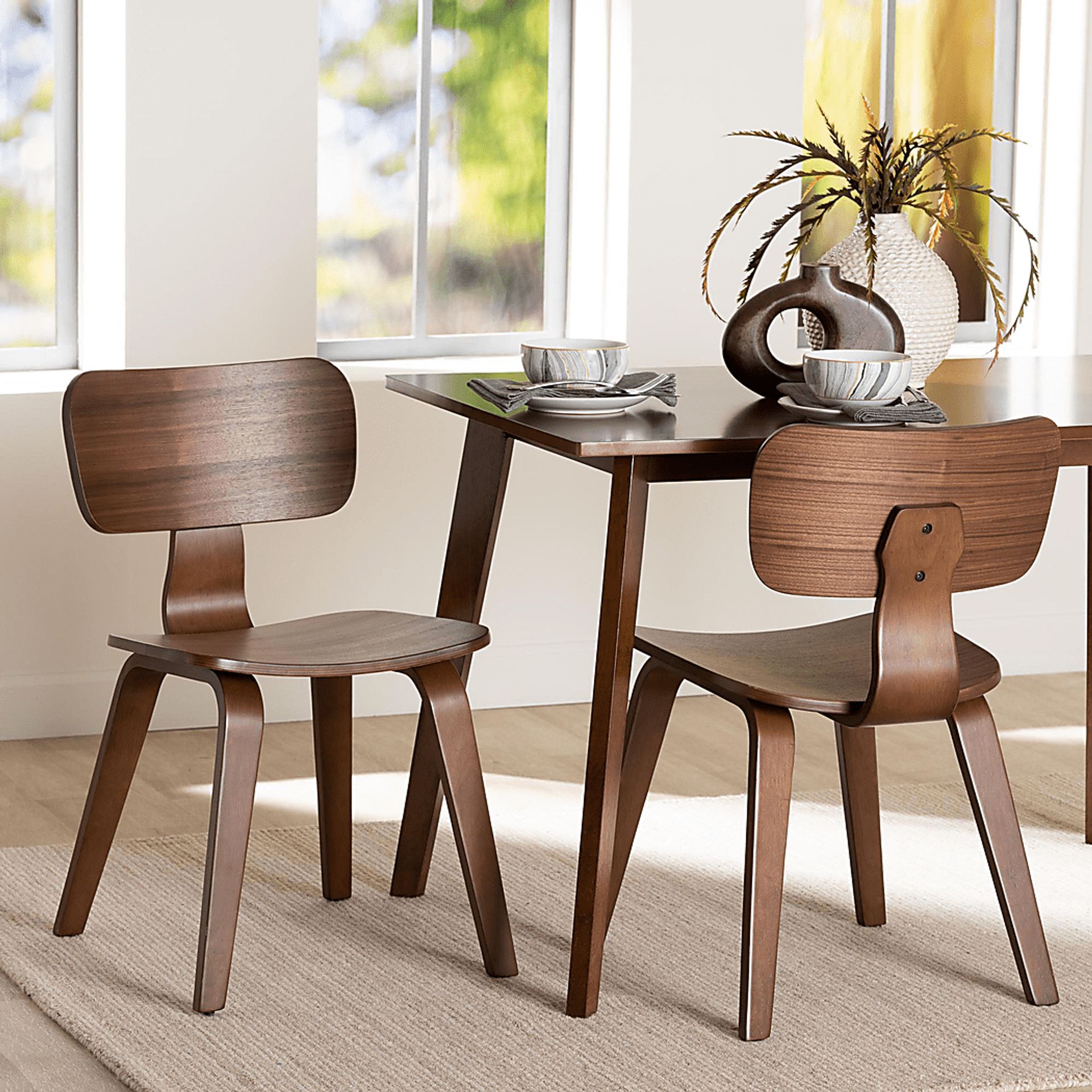 Griega Brown Side Chair, Set of 2 - Image 2