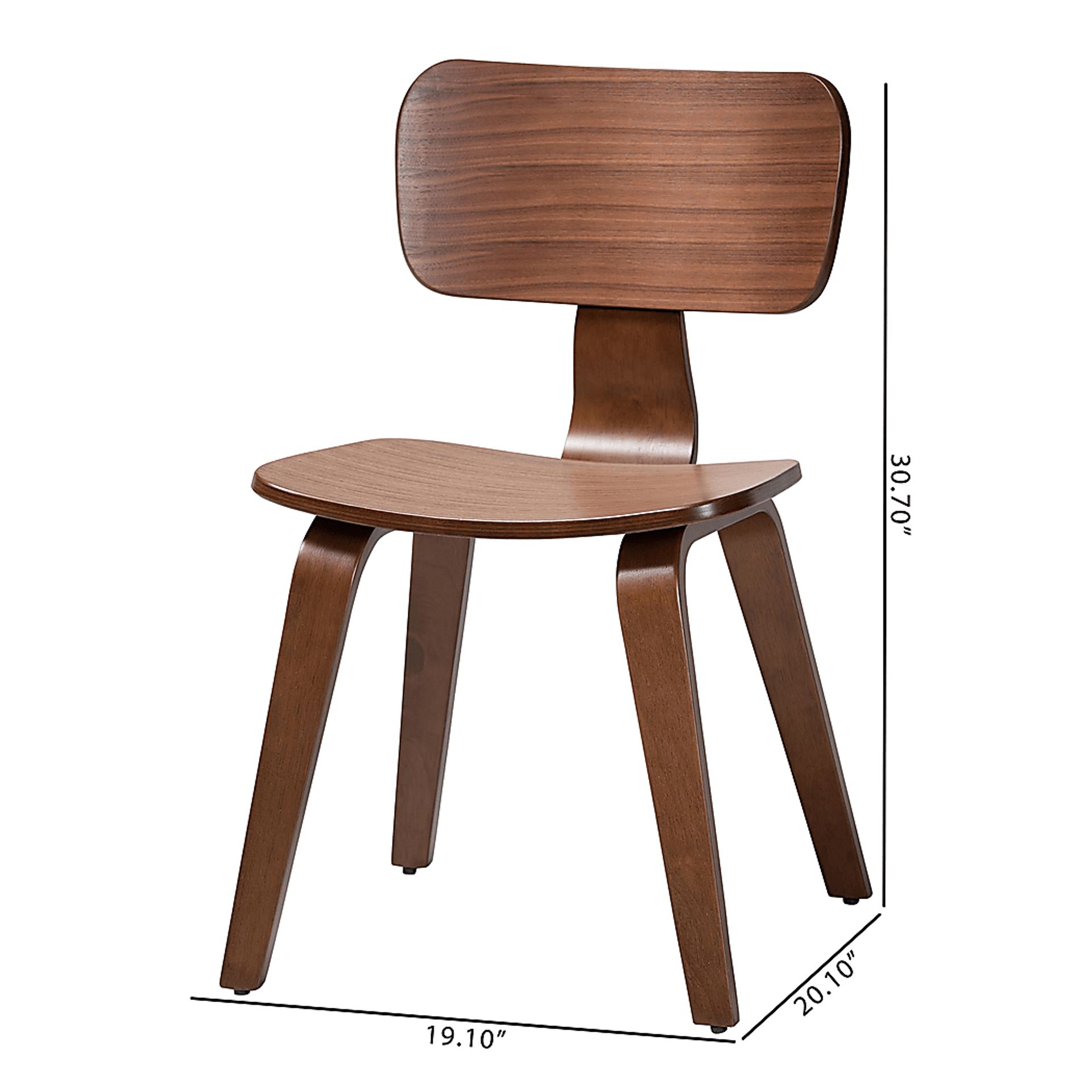Griega Brown Side Chair, Set of 2 - Image 8