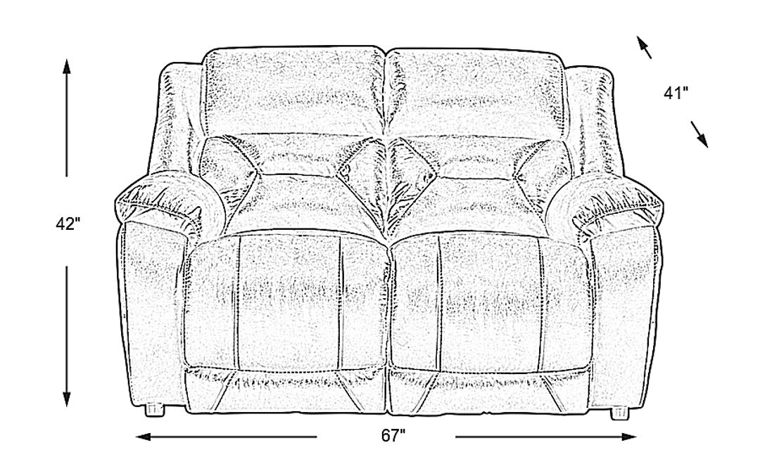 Griffin Valley Stationary Loveseat