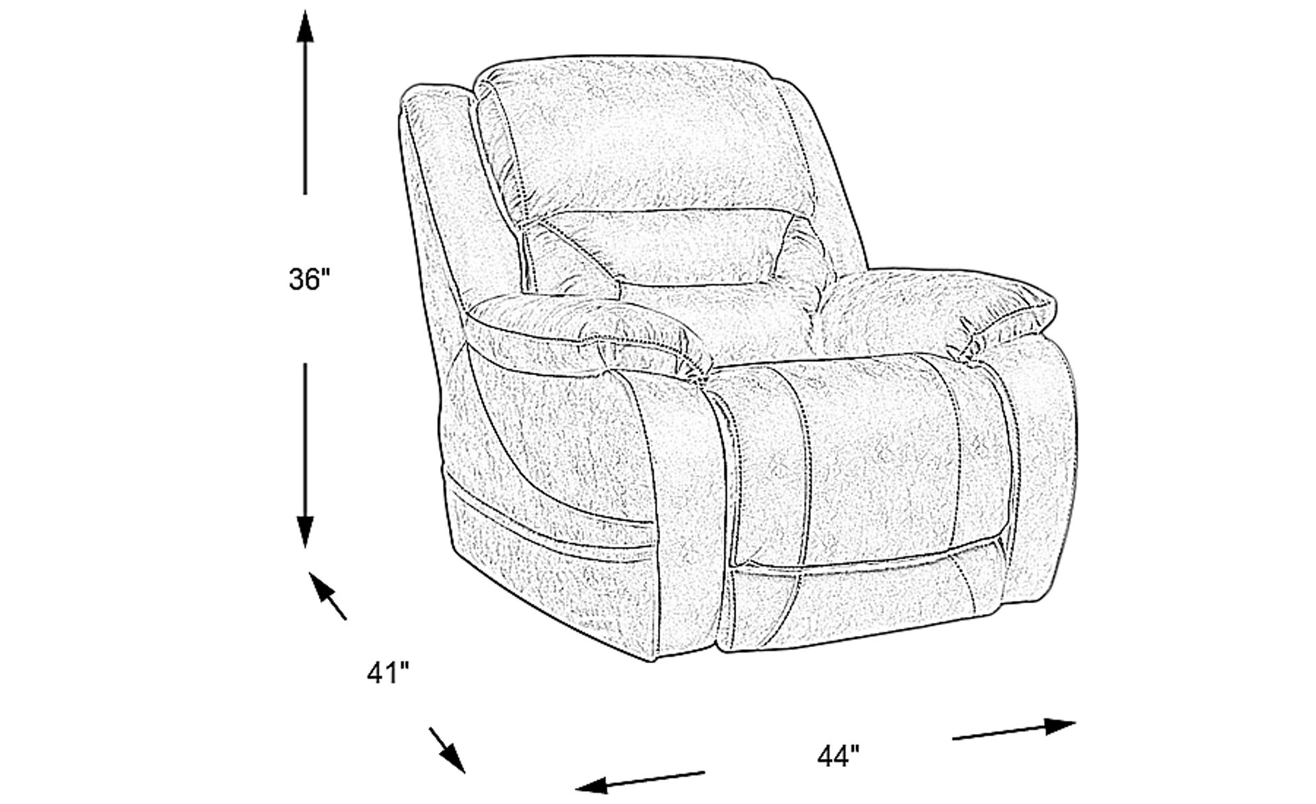Dimension Image. Please refer to the Dimension Tab on this page for dimension details.