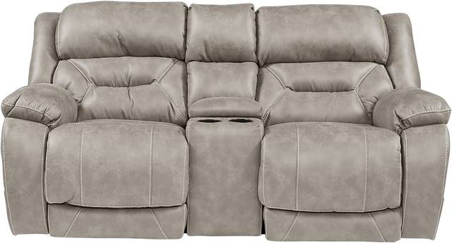 Griffin Valley Taupe 3 Pc Triple Power Reclining Living Room - Thumbnail - Image 3