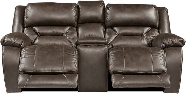 Griffin Valley Walnut 2 Pc Triple Power Reclining Living Room - Thumbnail - Image 3