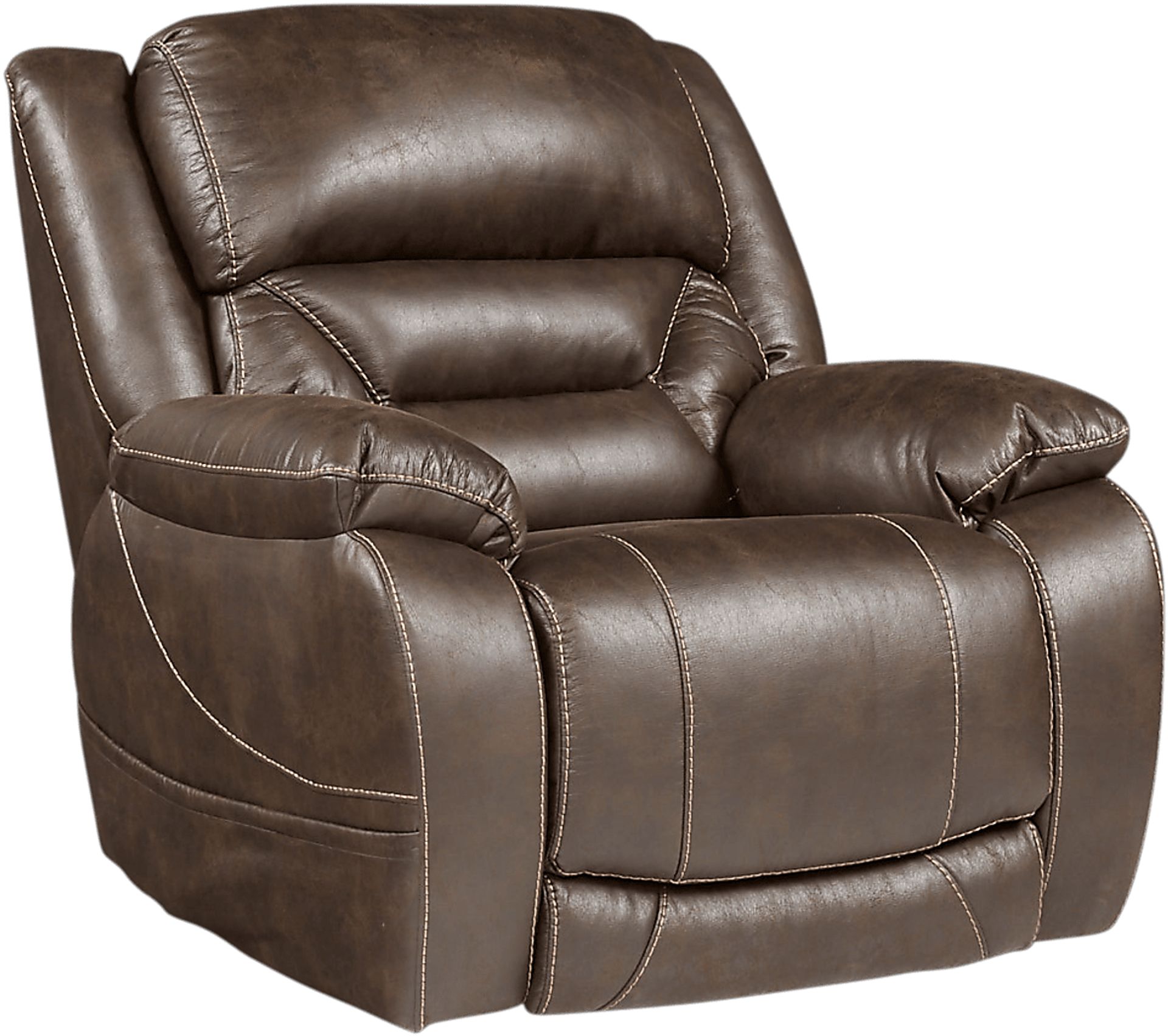 Griffin Valley Walnut Triple Power Recliner - Image 1