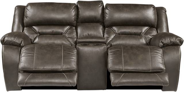 Griffin Valley Walnut 2 Pc Triple Power Reclining Living Room - Thumbnail - Image 4