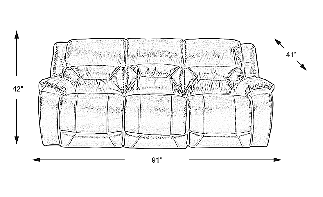 Griffin Valley Power Reclining Sofa