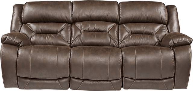 Griffin Valley Walnut 2 Pc Triple Power Reclining Living Room - Thumbnail - Image 2