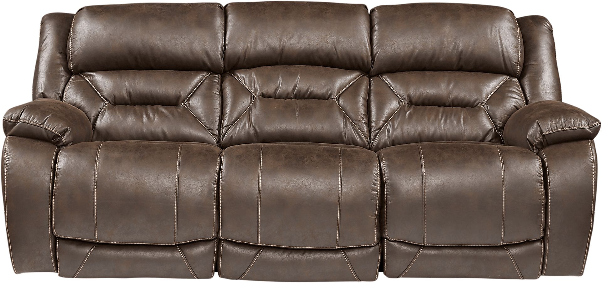 Griffin Valley Walnut 2 Pc Triple Power Reclining Living Room - Image 2