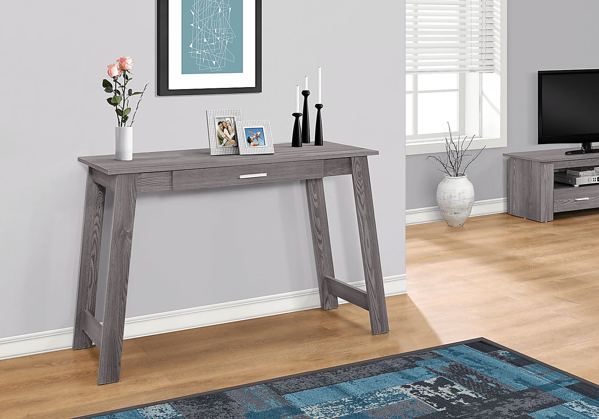 Griffingold Gray Desk - Image 3