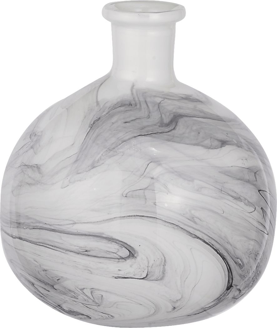 Griffinscape II White Vase