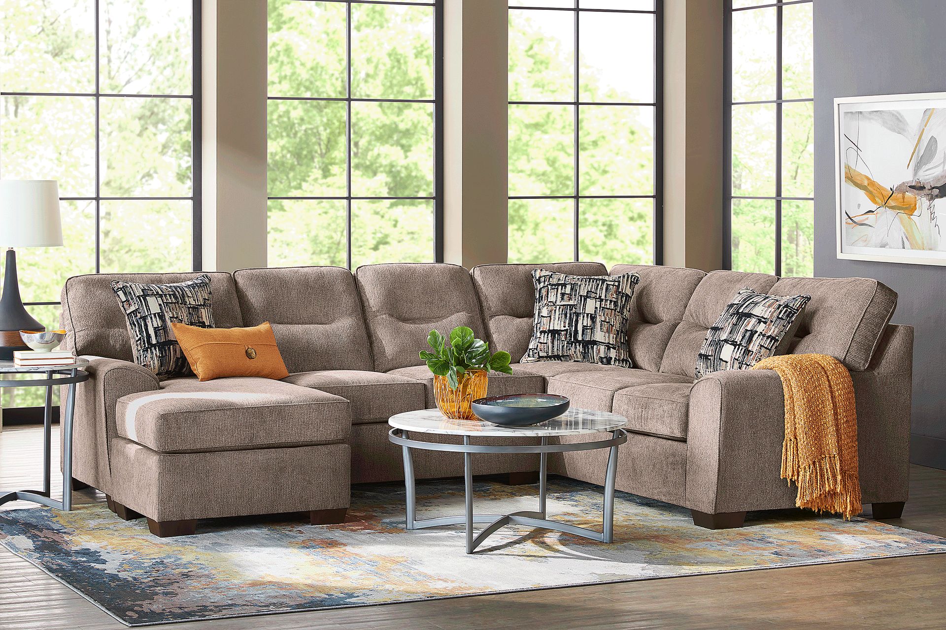 Griffith Bay Brown 2 Pc Sectional - Image 2