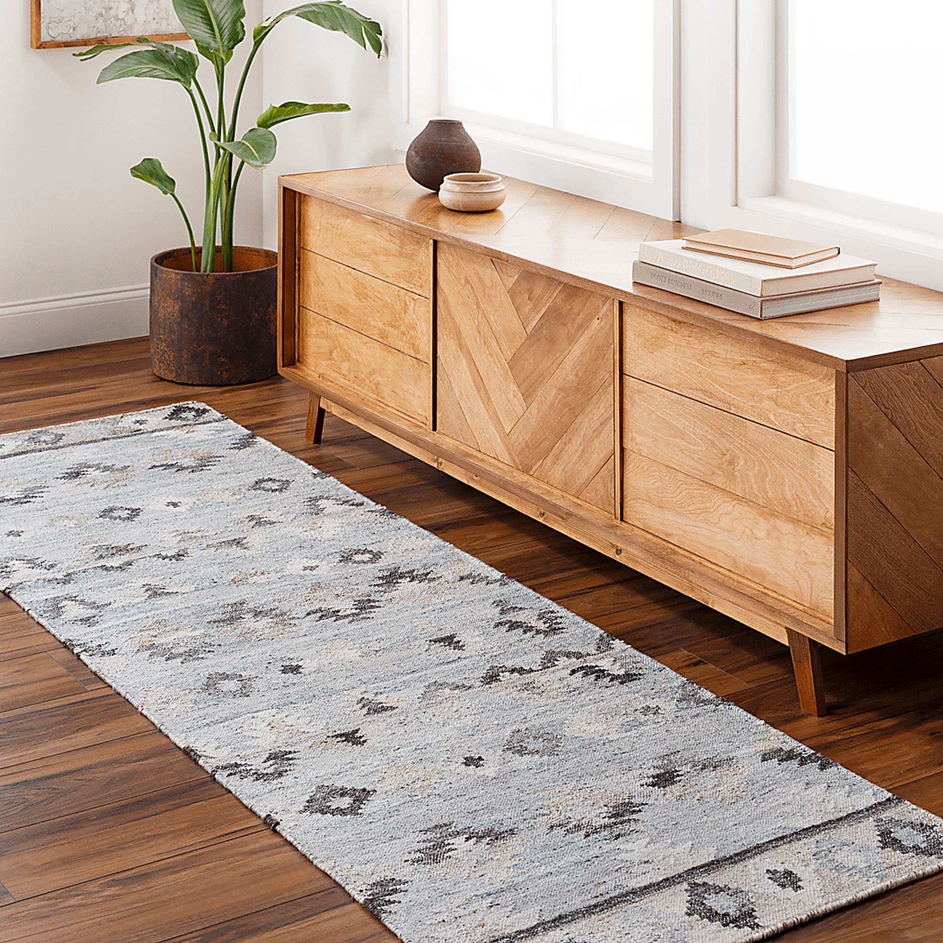 Griscom Blue 2'5 x 8' Rug - Image 2