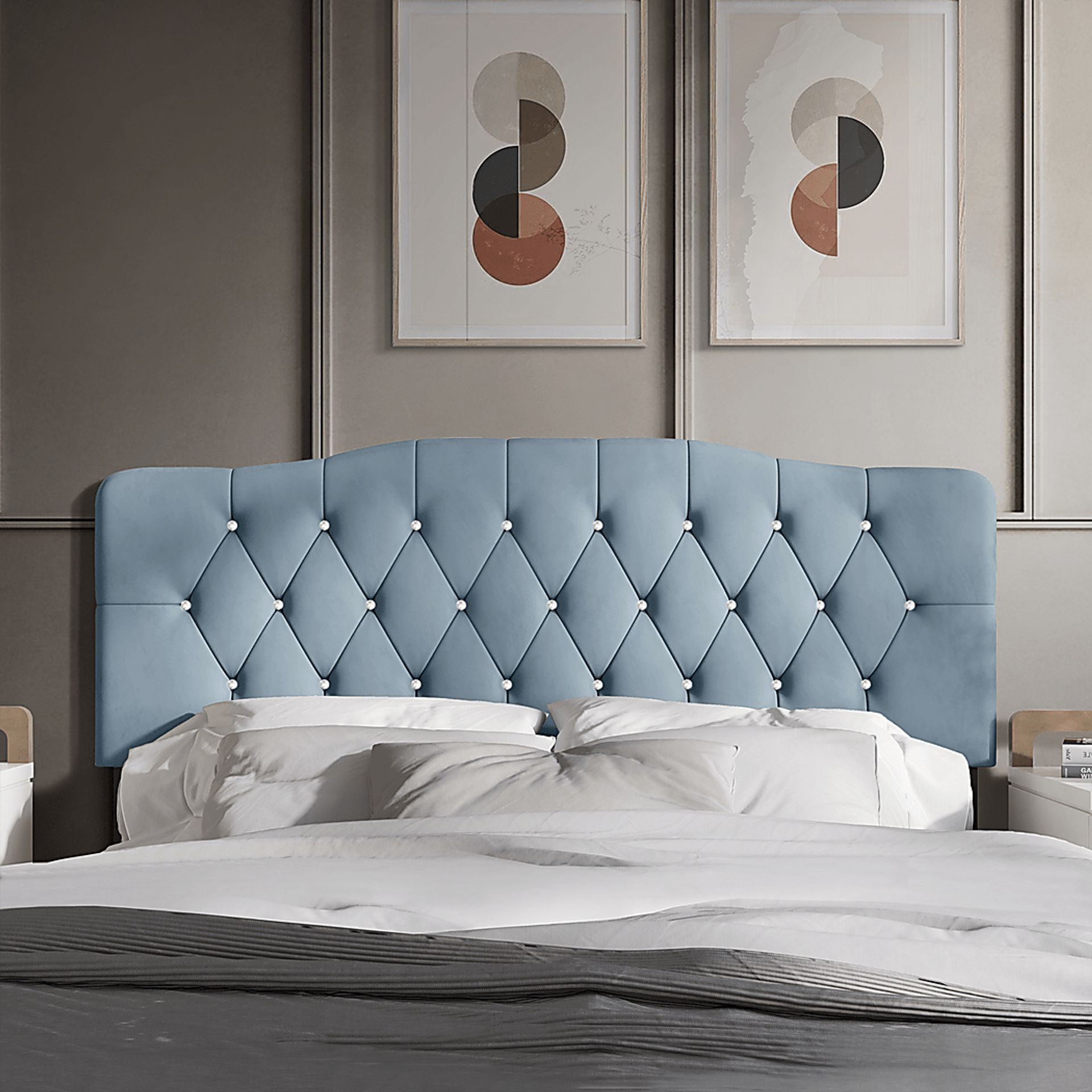 Grissom Blue Full Headboard - Image 2