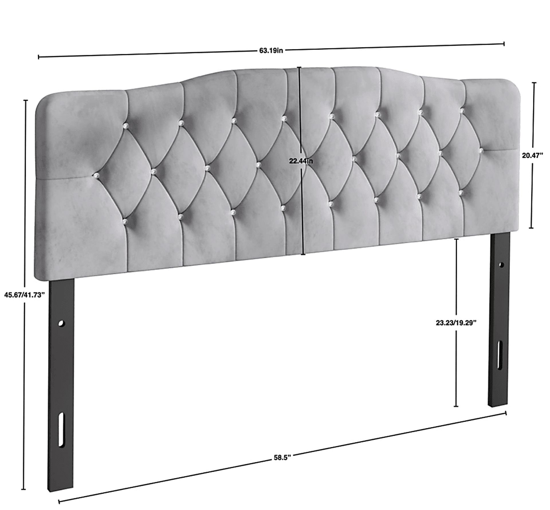 Grissom Silver Queen Headboard - Image 4