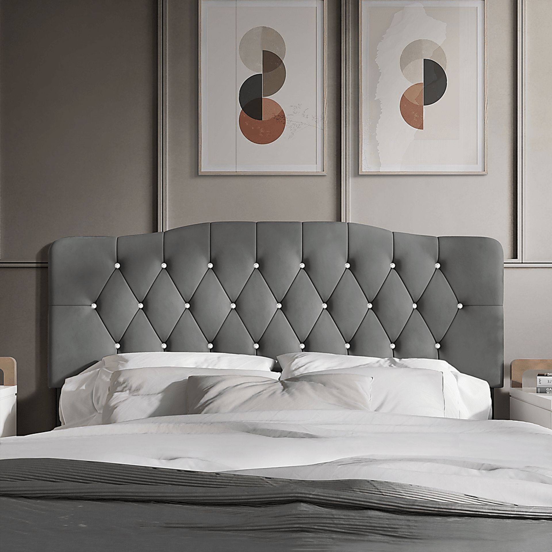 Grissom Gray Queen Headboard - Image 2