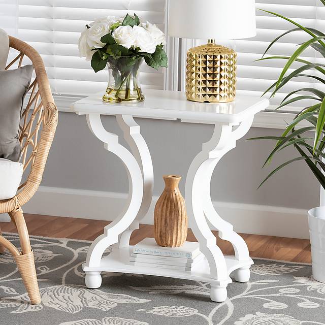 Grognet White End Table - Thumbnail - Image 2